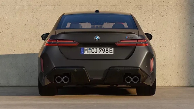 BMW M5 Rear View