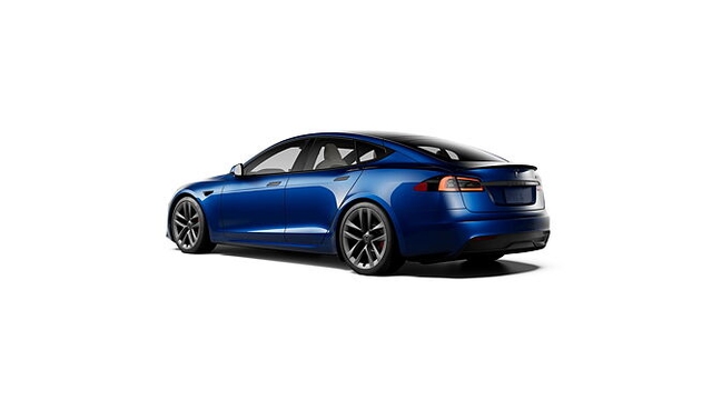 Tesla Model S Left Rear Three Quarter