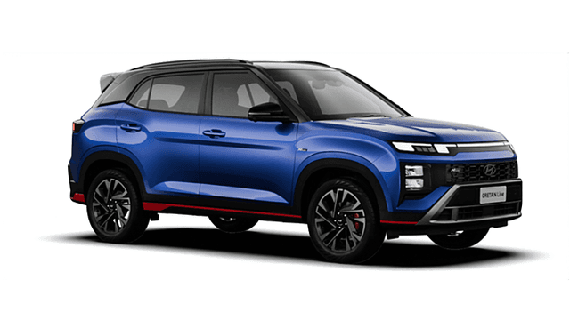 Thunder Blue with Abyss Black roof
