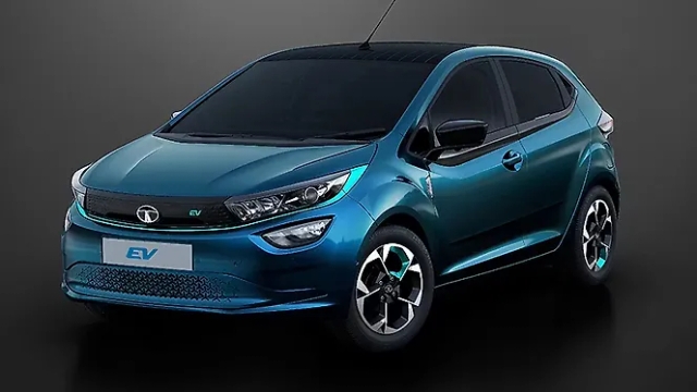 Tata Altroz EV Left Side View