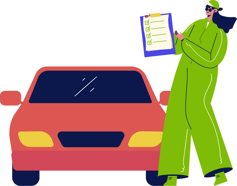 Compare Cars Illustration