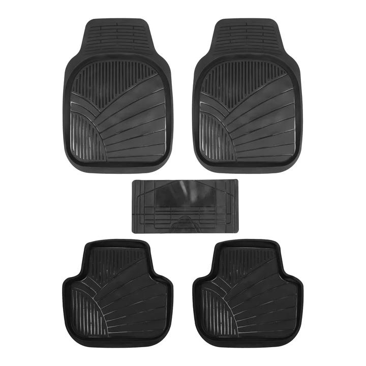 5G Black PVC Rubber Floor Mats, 100% Waterproof and Dustproof