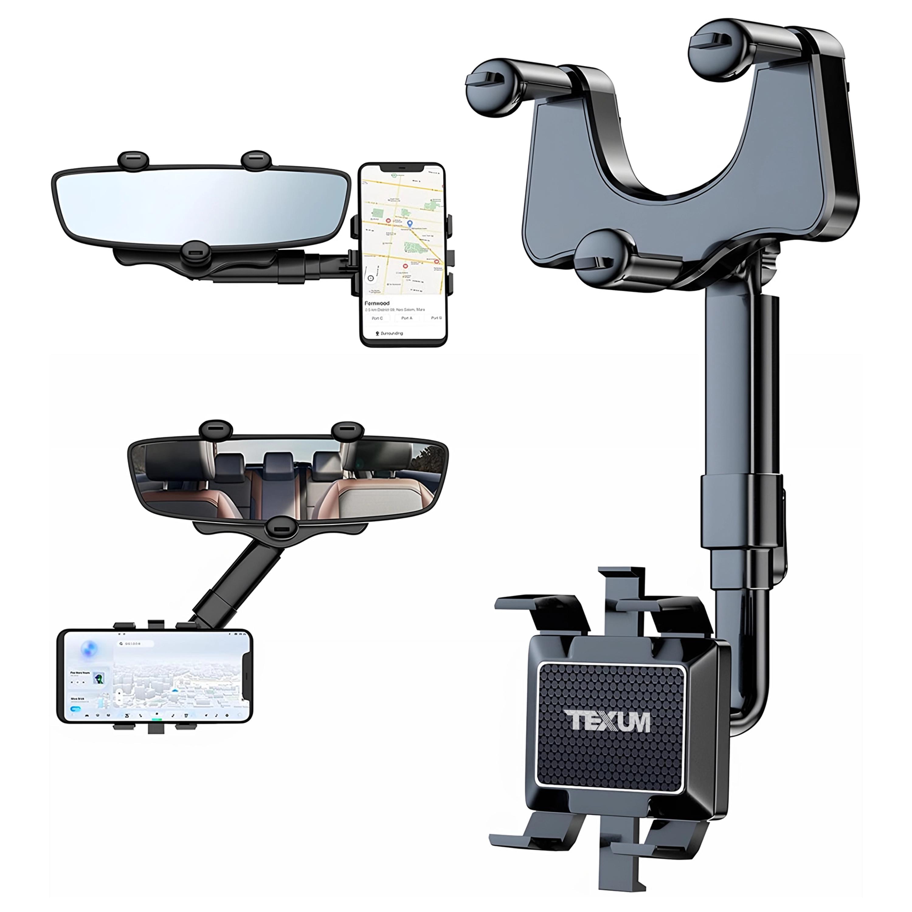 TEXUM Car Mobile Holder for Clip  (Black)