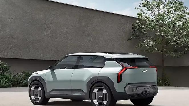 Kia EV3 Left Rear Three Quarter