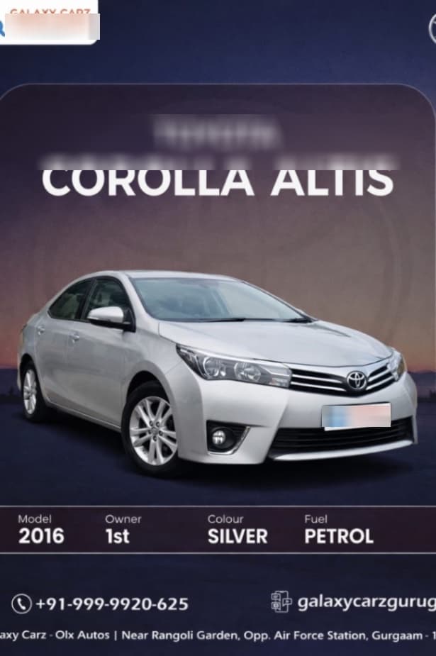 EXTERIOR image for COROLLA ALTIS